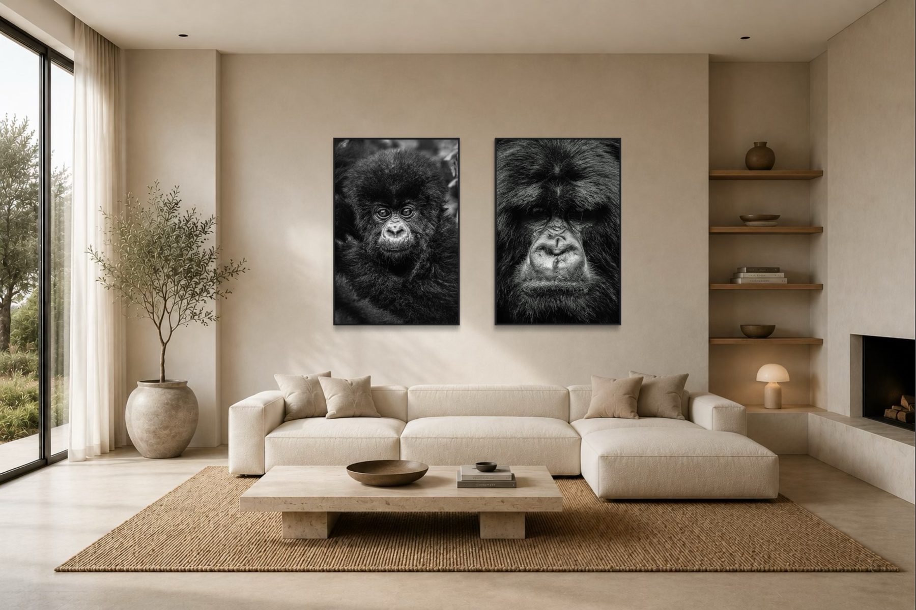 Fine Art print displayed in an interior